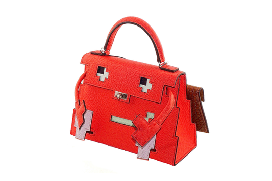 Hermes Kelly Doll picto 19 Epsom/Matt Alligator Rose Texas, Mauve Pale and Vert Fizz B stamp