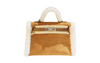 Hermes Mini Kelly Ⅱ Teddy Grizzly  Alezan, Ecru B stamp