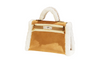 Hermes Mini Kelly Ⅱ Teddy Grizzly  Alezan, Ecru B stamp