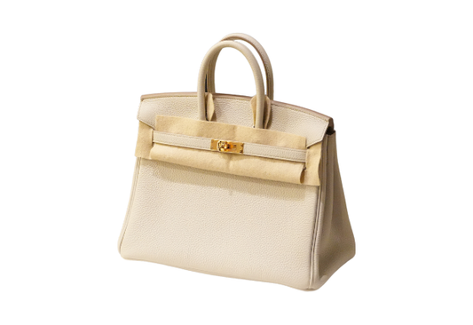 Hermes Birkin 25 Togo Beton B Stamp