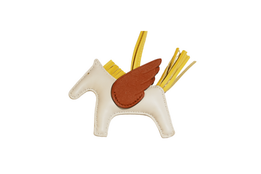 Hermes Rodeo Pegasus PM charm, Craie / Janue de naples / Cuivre