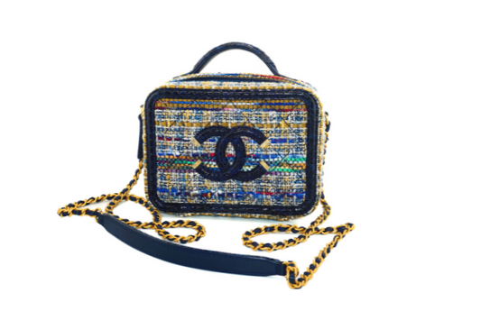 Chanel Hand Shoulder Bag CC Filigree Vanity 2 Way