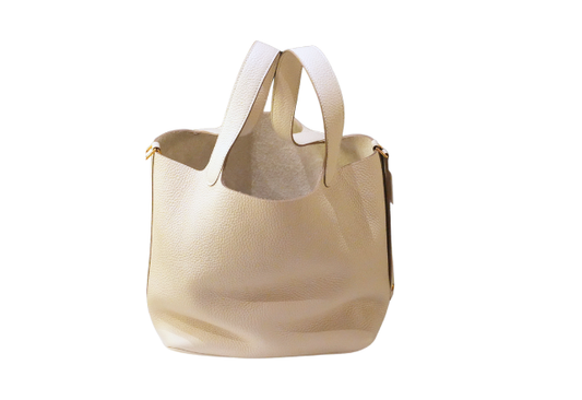 Hermes Picotin MM Taurillon Clemence Craie