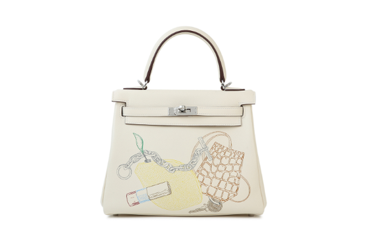 Hermes Kelly 25 In and Out Swift Nata