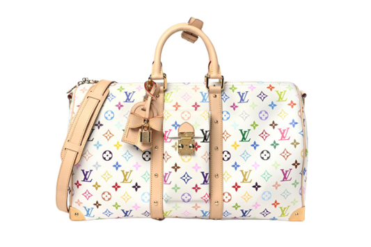 Louis Vuitton x TM Keepall White