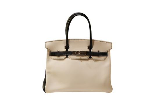 Hermes Birkin 30 HSS Swift Black and Craie