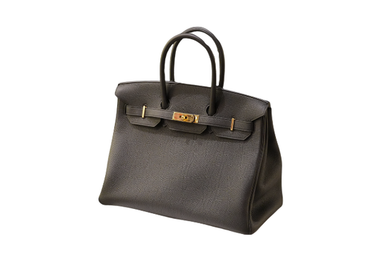 Hermes Birkin 35 Togo Ardennes Black