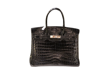 Hermes Birkin 30 Crocodile Niloticus Black