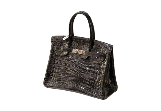 Hermes Birkin 30 Crocodile Niloticus Black