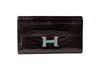 Hermes Constance Wallet Crocodile Alligator Aubergine