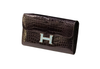 Hermes Constance Wallet Crocodile Alligator Aubergine