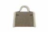 Hermes Mini Kelly Teddy Gris Caillou Etoupe W Stamp