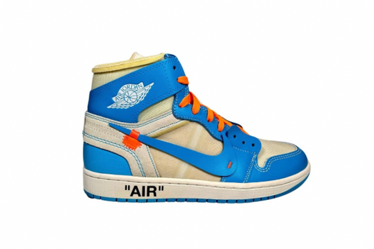 Nike Air Jordan 1 Retro High Off White 'UNC" Sneaker