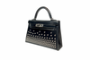 Hermes Mini Kelly Box Calf Cloute Black B Stamp