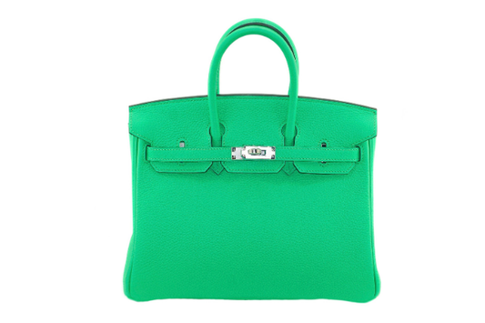 Hermes Birkin 25 Togo Vert Comics W Stamp