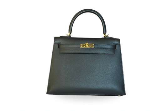 Hermes kelly 25 Sellier Epsom Black