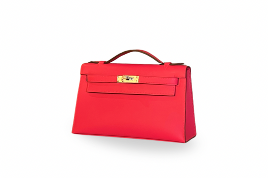 Hermes Pochette Swift Rose extream W stamp