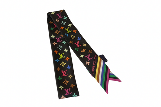Louis Vuitton X Takashi Murakami Multicolor BB Bandeau Black