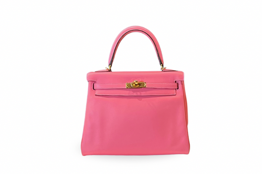 Hermes Kelly 25 Swift Rose Azalee