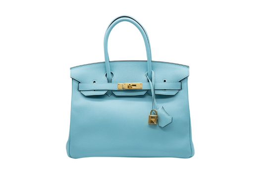 Hermes Birkin 30 Epsom Blue Atoll