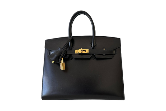Hermes Birkin 25 Box Calf Black