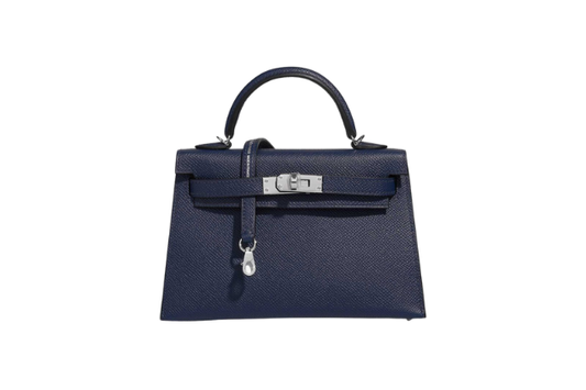 Mini Kelly Veau Madame Blue Navy
