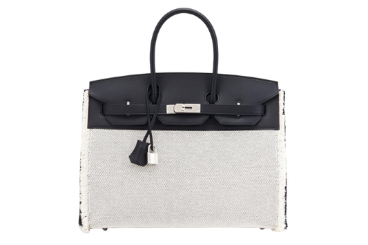 Hermes Birkin 35 Fray Fray Black