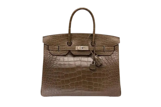 Hermes Birkin 30 Alligator Gris Elephant