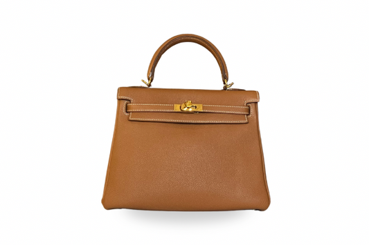 Hermes Kelly 25 Togo Gold