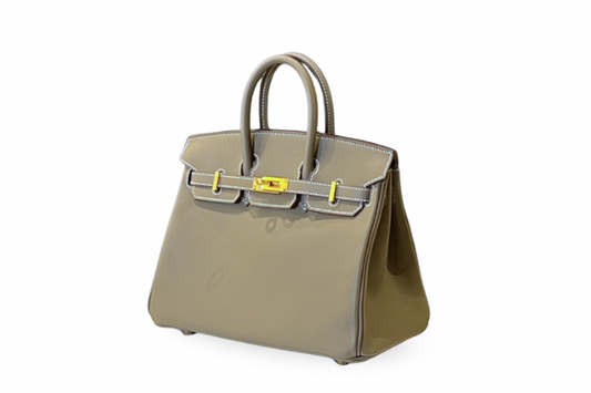 Hermes Birkin 25 Swift Etoupe W Stamp
