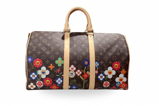 Louis Vuitton x Takashi Murakami Keepall 45