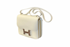 Hermès Constance 18 White With Silver Alligator Hardware