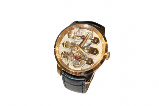 Girard Perregaux Tourbillon with three gold bridges 99280-52-000-BA6E