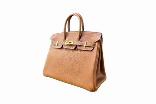 Hermes Birkin 25 Barenia calfskin Gold W 2024