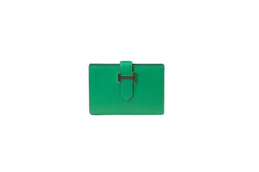 Hermes Bearn Chevre Vert Comic B stamp