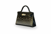 Hermes Mini Kelly Cloute Box Calf Black W stamp
