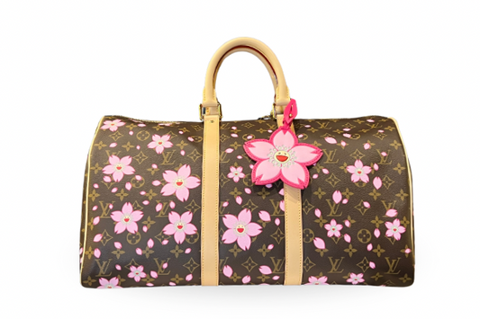 Louis Vuitton x Takashi Murakami Keepall Bandouliere 45