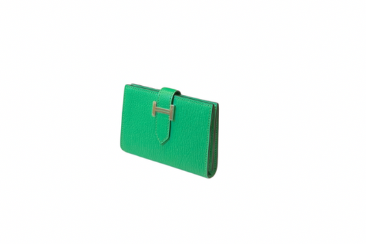 Hermes Bearn Chevre Vert Comic B stamp