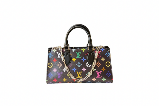 Louis Vuitton X Takashi Murakami OnTheGo East West Chain Handbag
