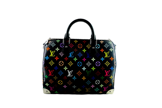 Louis Vuitton x Takashi Murakami Speedy Black