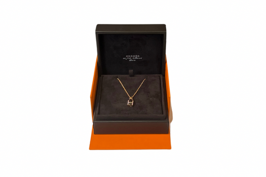Hermes Kelly Cadena Golden Diamond Necklace