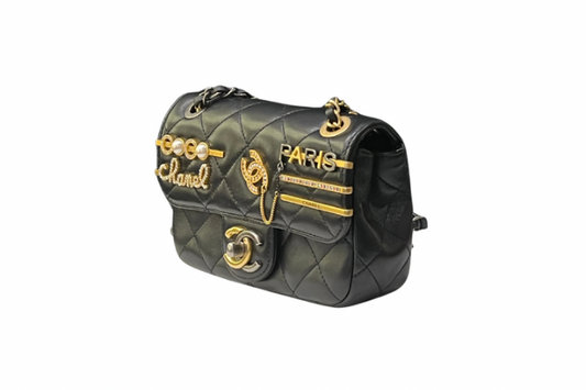 CHANEL Mini Matelasse Clip Coco GX Chain Shoulder Bag