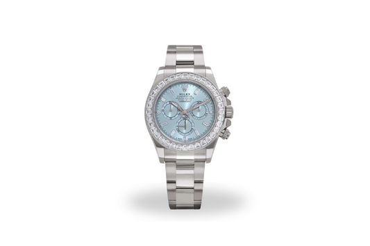 Rolex Daytona Ice Blue 40 Factory Diamonds