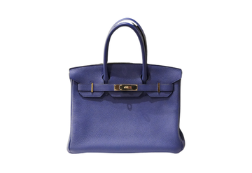 Hermes Birkin 30 Togo Blue Electric