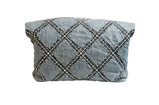 Chanel 22 Blue Denim Small Handbag