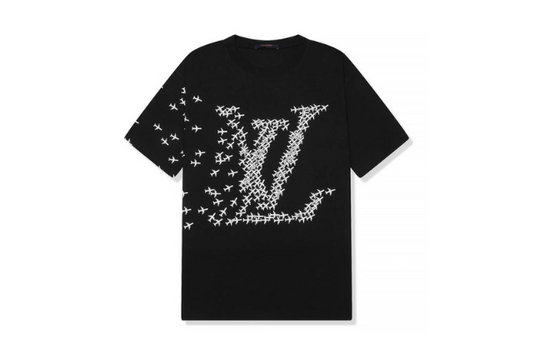 Louis Vuitton 2054 Planes Black T-Shirt