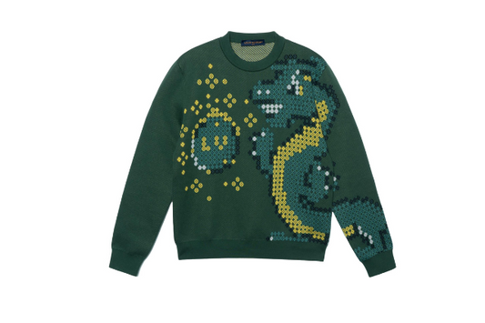 Louis Vuitton Cotton Jacquard Crewneck