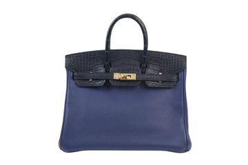 Hermes Birkin 30 Touch Taurillon Clemence Blue Sapphire