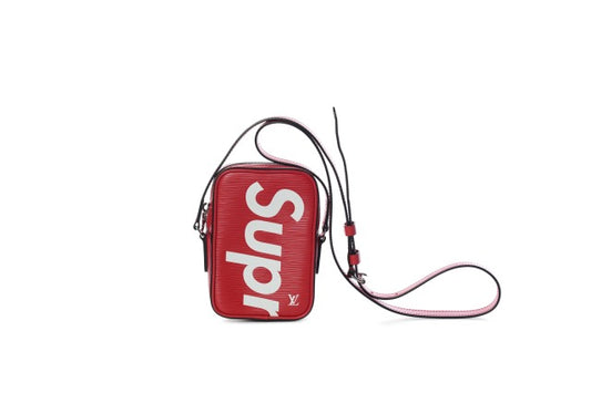 Louis Vuitton X Supreme Epi Danube PPM Red