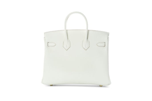 Hermes Birkin 25 Togo Beton B stamp